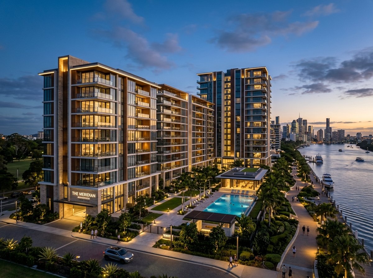 Modern apartment development representing real estate investment